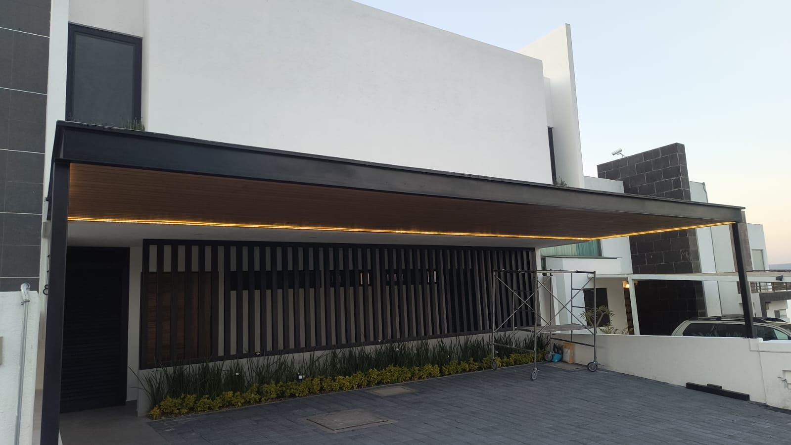 Pérgola real realizada por Grupo FyS